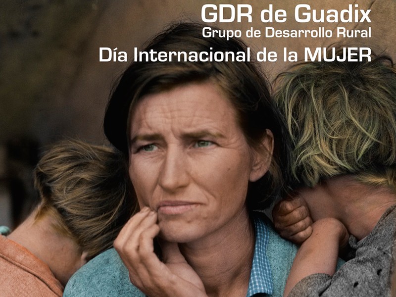 Día Internacional de la Mujer 2016. En el GDR de Guadix NO hemos elegido esta foto al azar.