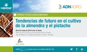 El GDR de Guadix y CAJAMAR convocan una jornada técnica para los productores de almendra y pistacho de la comarca.