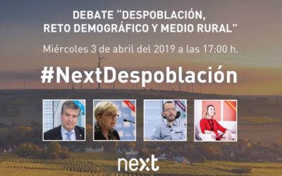 DEBATE EN DIRECTO SOBRE DESPOBLACIÓN, RETO DEMOGRÁFICO Y MEDIO RURAL.