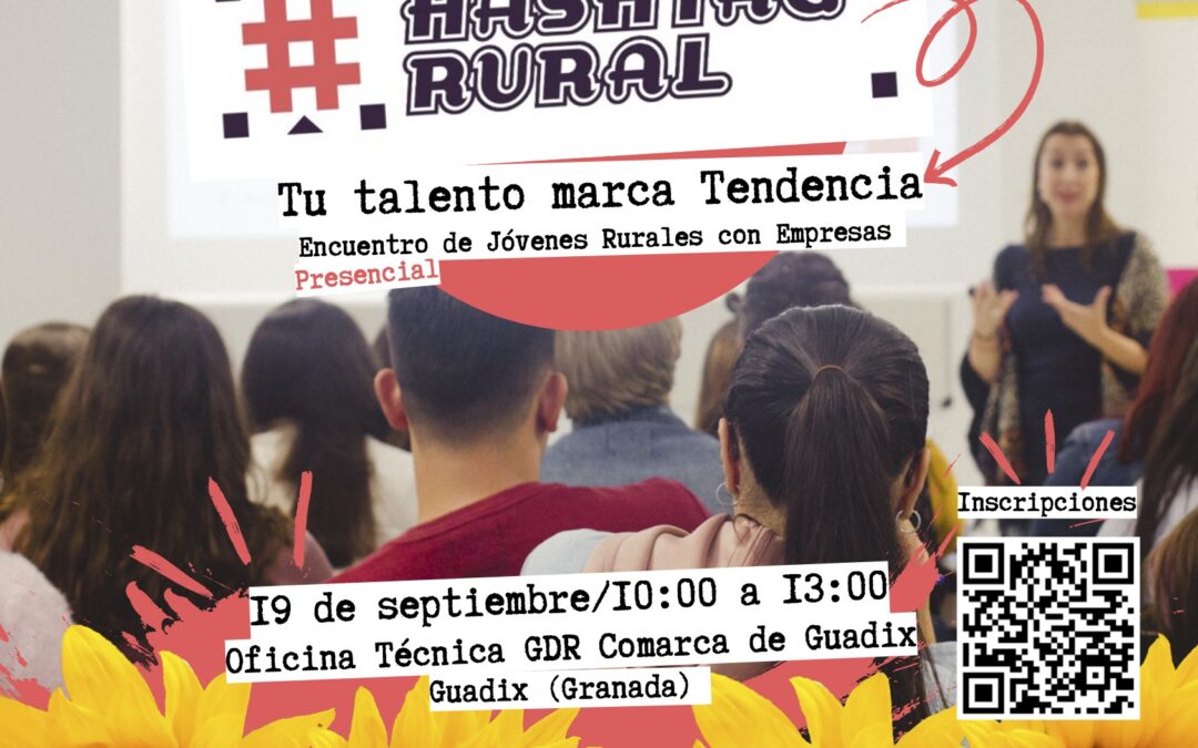 Los jóvenes de entre 18 y 35 años están invitados a participar este jueves en #HASHTAG RURAL ’24